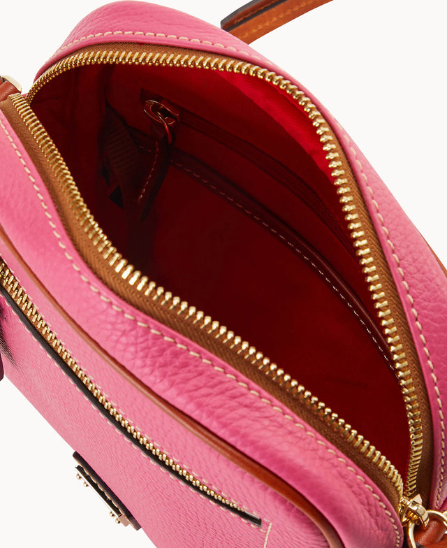 Pebble Grain Camera Crossbody